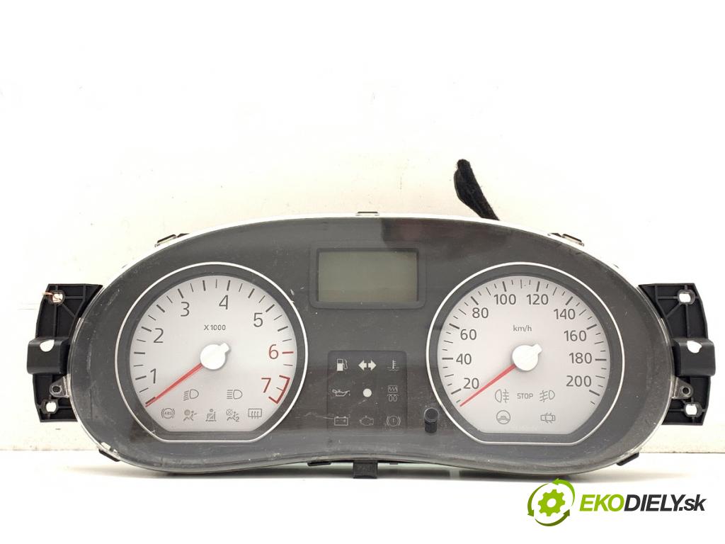 DACIA SANDERO liftback 2008 55 kW 1.4 (B30C, BS0C, BS0A, BS0G, BS1F, BS0E) 1390 prístrojovka P8200733621 (Přístrojová deska)