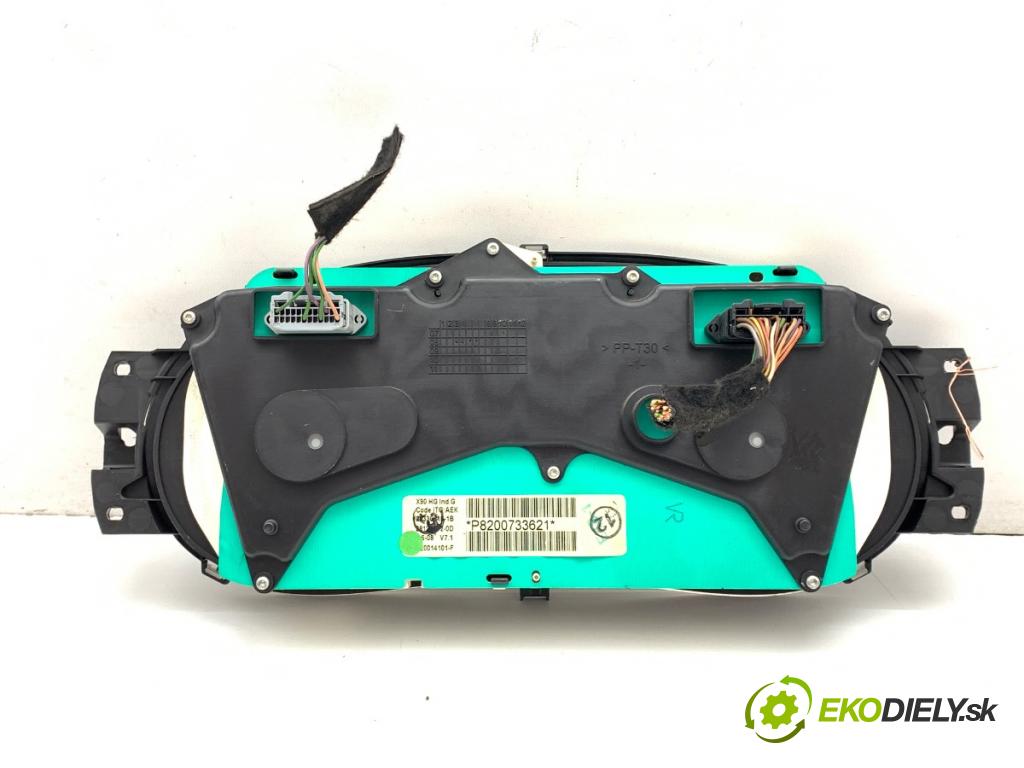 DACIA SANDERO liftback 2008 55 kW 1.4 (B30C, BS0C, BS0A, BS0G, BS1F, BS0E) 1390 prístrojovka P8200733621 (Přístrojová deska)