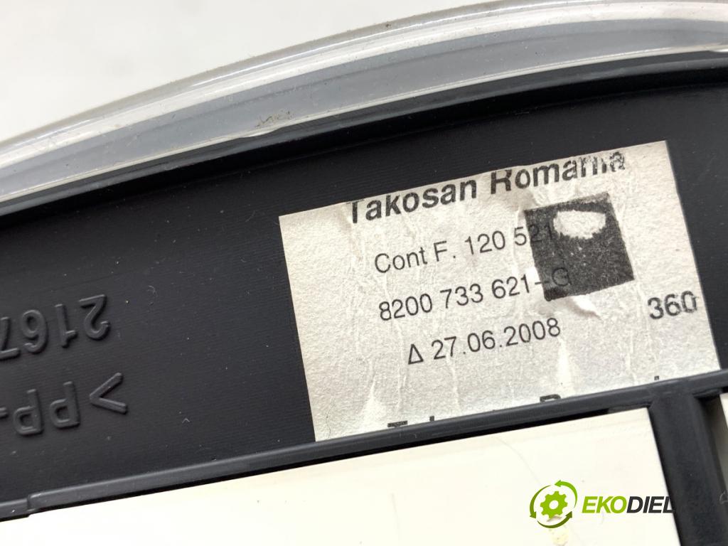 DACIA SANDERO liftback 2008 55 kW 1.4 (B30C, BS0C, BS0A, BS0G, BS1F, BS0E) 1390 prístrojovka P8200733621 (Přístrojová deska)