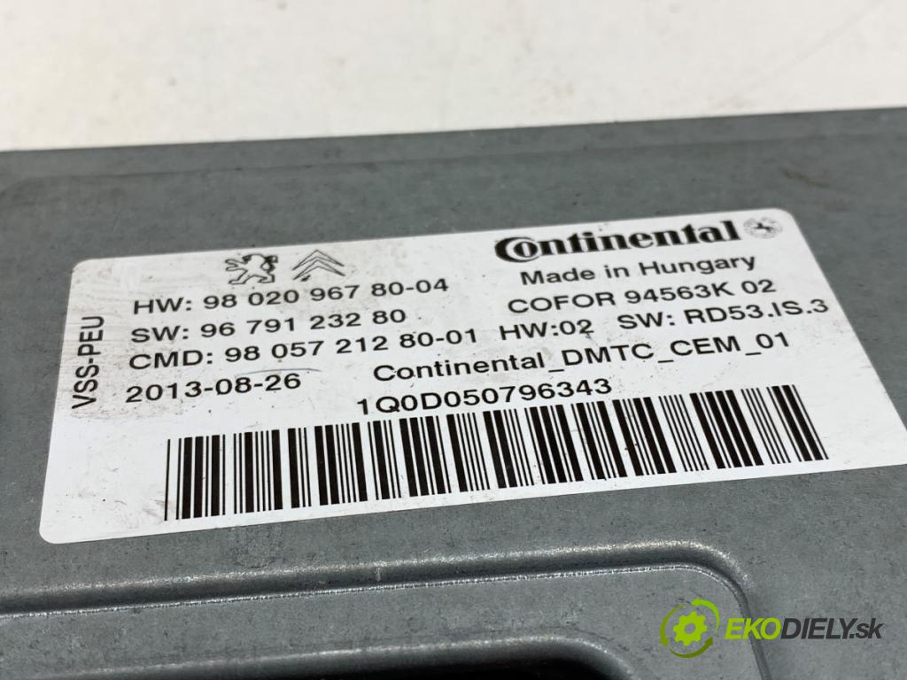 CITROEN C3 II liftback 2015 68 kW 1.6 HDi 1560 Modul START/STOP 9679123280