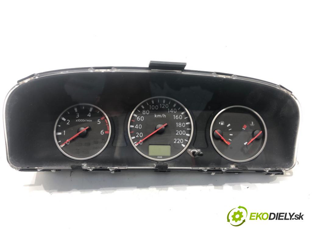 NISSAN X-TRAIL T30 SUV 2006 100 kW 2.2 dCi 2184 Prístrojovka  (Prístrojová doska)