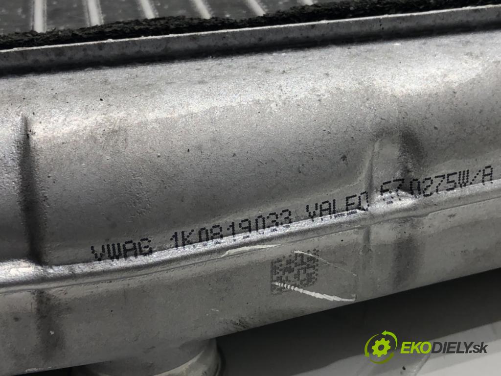 VW GOLF VI Kombi 2011 103 kW 2.0 TDI 1968 topné těleso radiátor topení 1K0819033 (Radiátor topení)