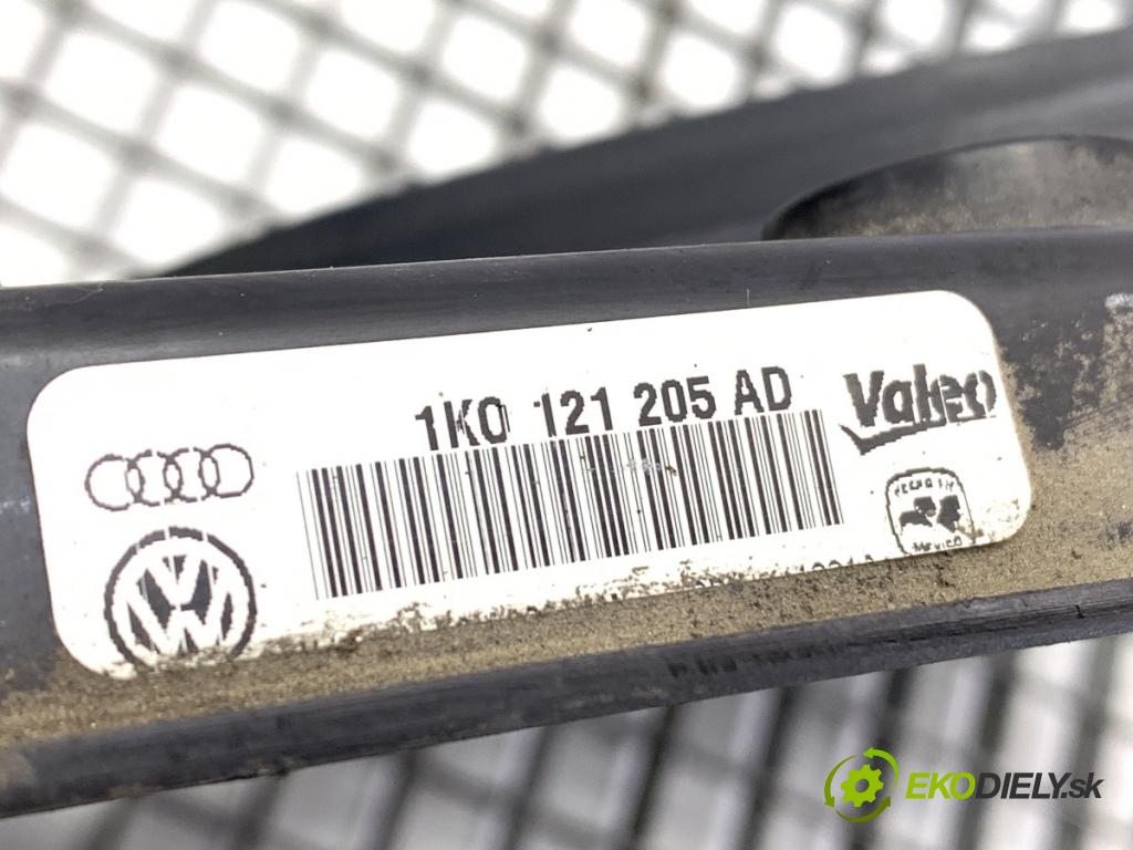 VW GOLF VI Kombi 2011 103 kW 2.0 TDI 1968 ventilátor chladiče 1K0121205AD (Ventilátor)