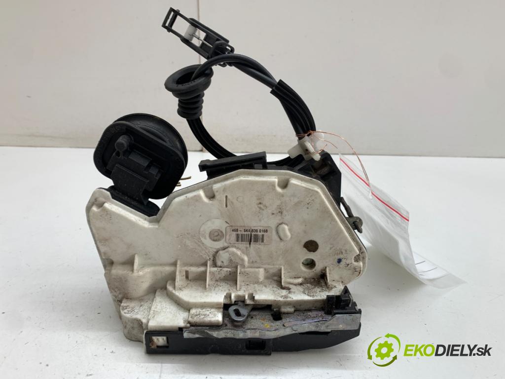 VW GOLF VI liftback 2009 90 kW 1.4 TSI 1390 zámok dveře pravý zadní část 5K4839016B