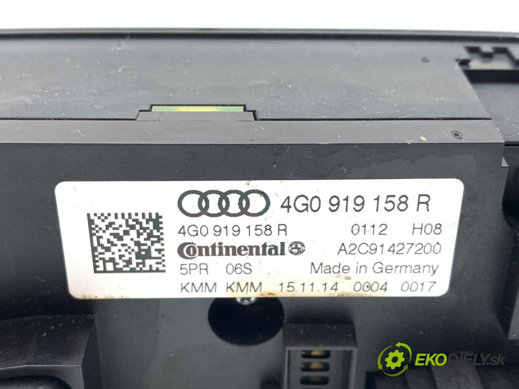 AUDI A7 4G liftback 2016 245 kW 3.0 TFSI quattro 2995 Panel ovládania kúrenia zad 4G0919158R