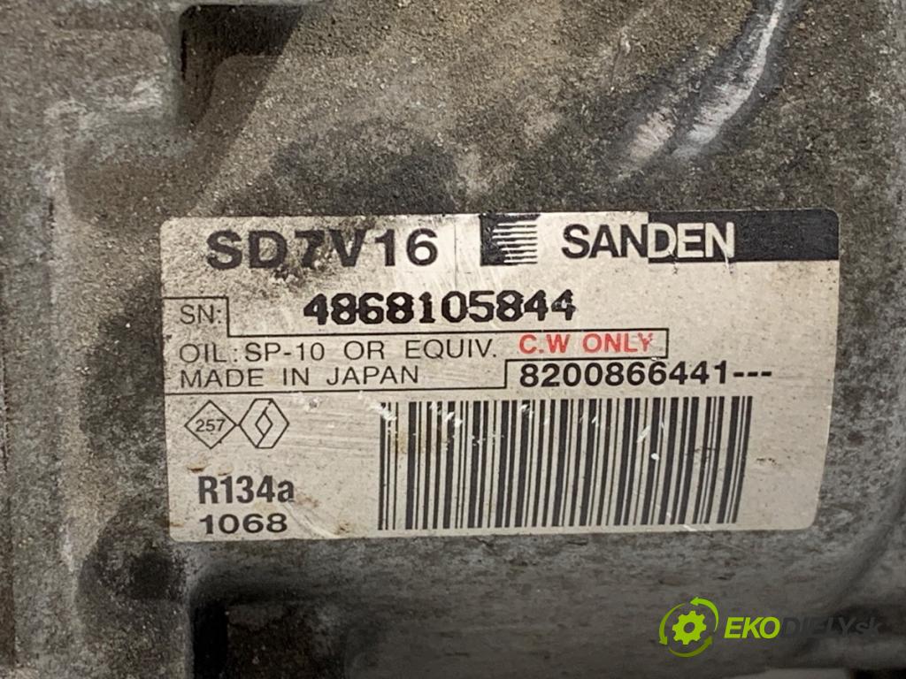 DACIA SANDERO liftback 2008 55 kW 1.4 (B30C, BS0C, BS0A, BS0G, BS1F, BS0E) 1390 Kompresor klimatizácie 8200866441 (Kompresor klimatizácie)