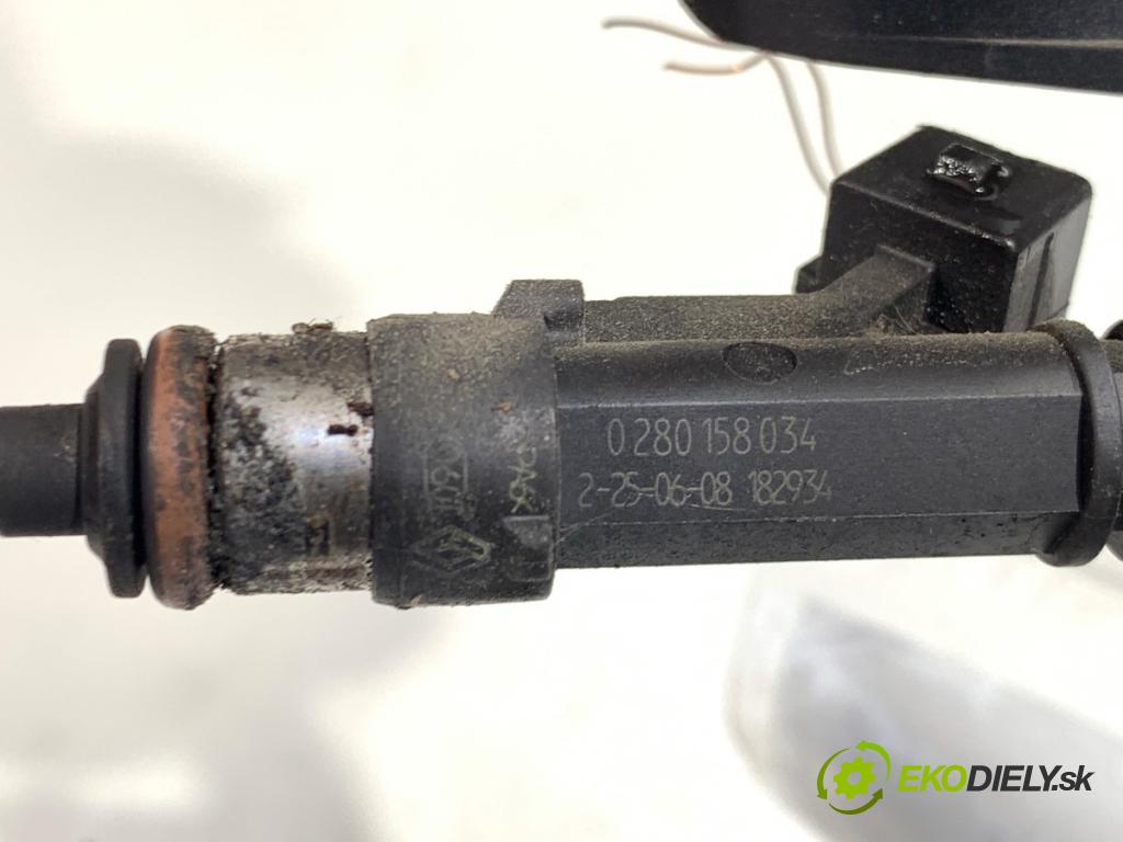 DACIA SANDERO liftback 2008 55 kW 1.4 (B30C, BS0C, BS0A, BS0G, BS1F, BS0E) 1390 lišta vstřikovací 0280158034 (Vstřikovací lišta)