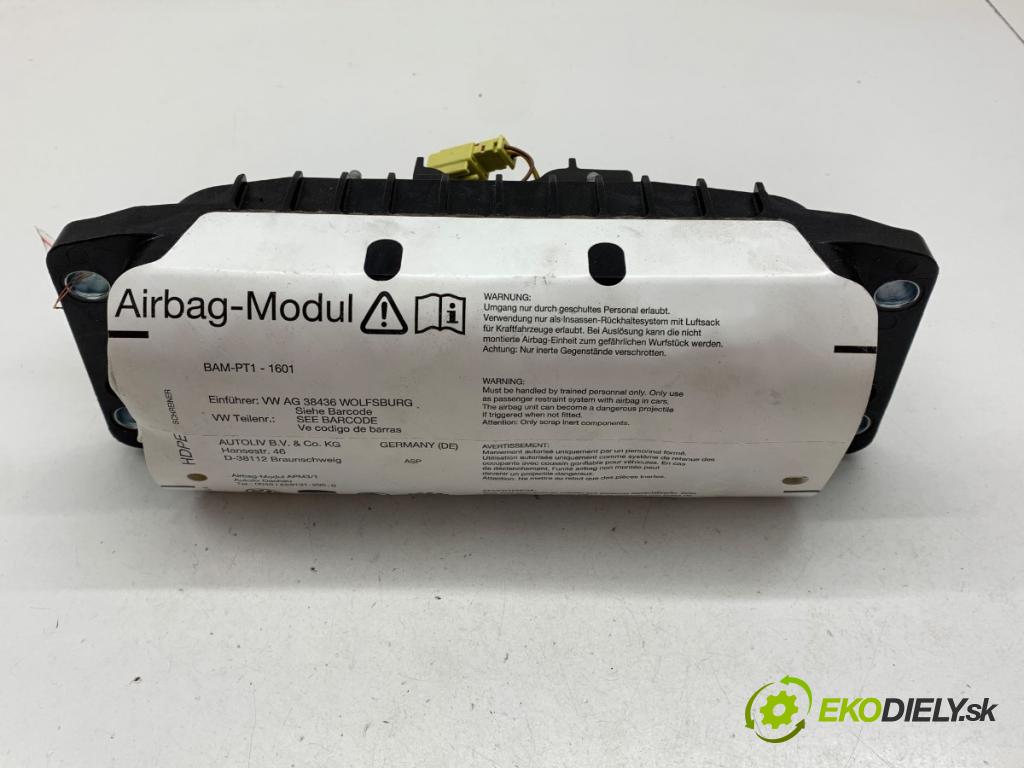 VW GOLF VI liftback 2009 90 kW 1.4 TSI 1390 AirBag spolujazdca 1K0880204L (Airbag)