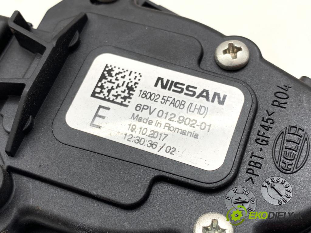 NISSAN MICRA K14 liftback 2017 66 kW 0.9 IG-T 898 potenciometr plynového pedálu 18002-5FA0B (Potenciometr plynového pedálu)