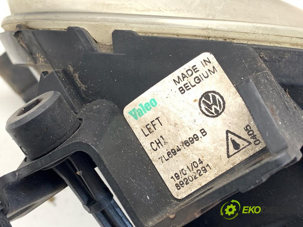 VW TOUAREG SUV 2004 230 kW 5.0 V10 TDI 4921 Hmlové svetlo, hmlovka ľavy predný 7L6941699B