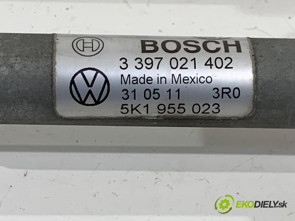 VW GOLF VI Kombi 2011 103 kW 2.0 TDI 1968 Mechanizmus stieračov predný 5K1955023 (Motorček stieračov predný)