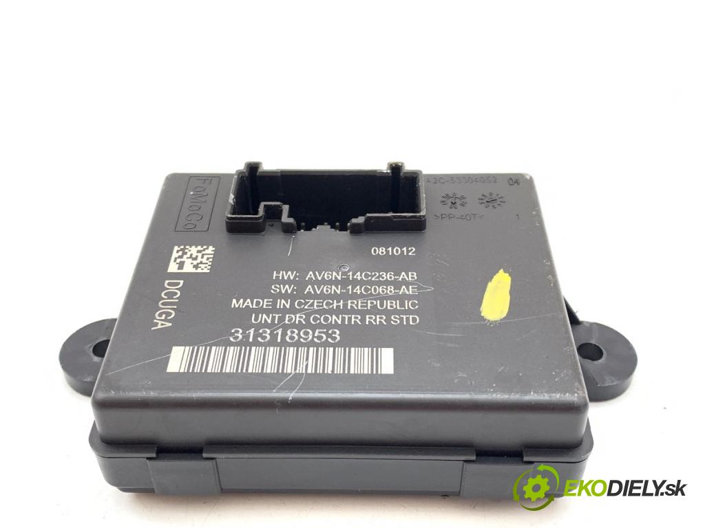 VOLVO V40 liftback 2012 84 kW D2 1560 Modul Dvere ľavy zad 31318953