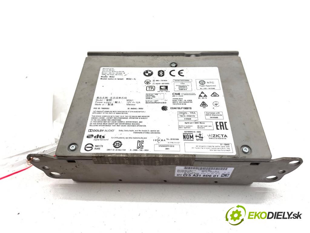 BMW G01 SUV 2020 135 kW xDrive 30 e Plug-in-Hybrid 1998 RADIO Navigácia 5A318D6 (Audio zariadenie)