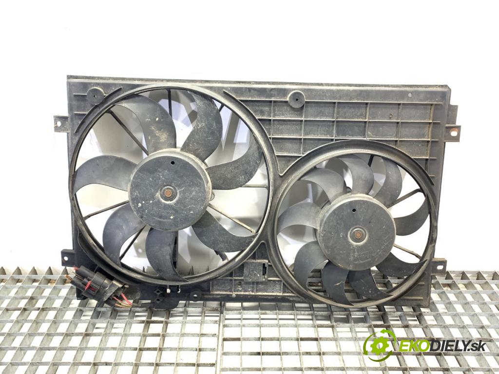 VW GOLF VI liftback 2009 90 kW 1.4 TSI 1390 Ventilátor chladiča 1K0121207T (Ventilátor)