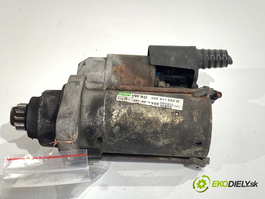 VW GOLF VI liftback 2009 90 kW 1.4 TSI 1390 Štartér 02Z911023G (Štartér)