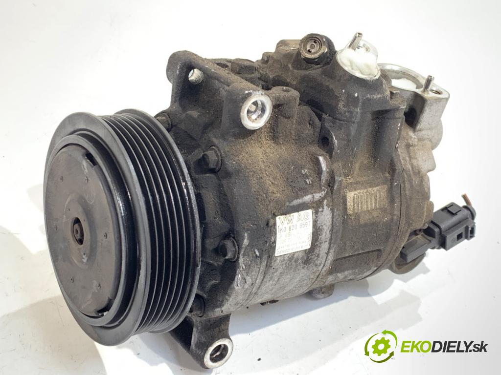 VW GOLF VI liftback 2009 90 kW 1.4 TSI 1390 kompresor klimatizace 1K0820859T (Kompresor klimatizace)