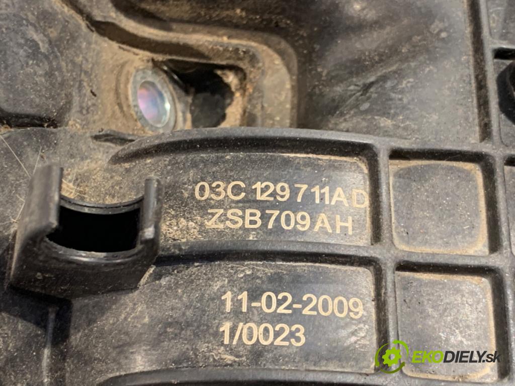 VW GOLF VI liftback 2009 90 kW 1.4 TSI 1390 Potrubie sacie, sanie 03C129711AD (Sacie potrubie)