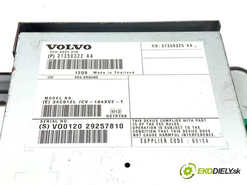 VOLVO V40 liftback 2012 84 kW D2 1560 zesilovač 31350322AA (Zesilovač)