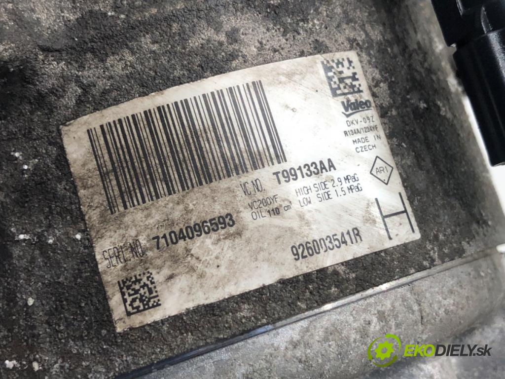 NISSAN MICRA K14 liftback 2017 66 kW 0.9 IG-T 898 kompresor klimatizace 926003541R (Kompresor klimatizace)