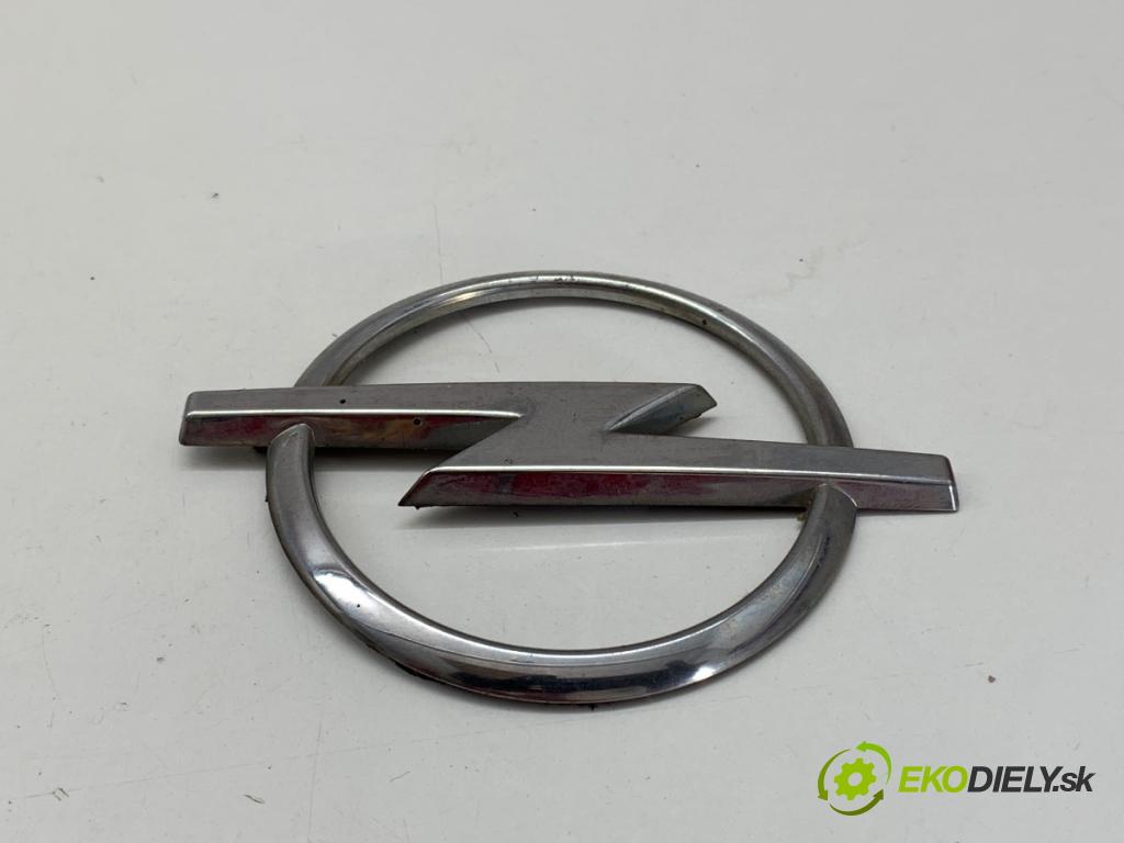 OPEL ZAFIRA A nadwozie wielkoprzestrzenne (MPV) 2002 74 kW 2.0 DTI 16V (F75) 1995 znak zadní část 