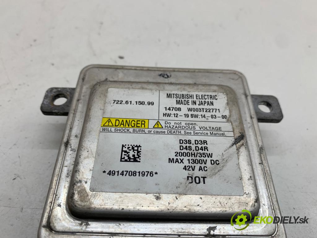 VOLVO V40 liftback 2012 84 kW D2 1560 měnič XENON 7226115099 (Řídící jednotka xenonu)