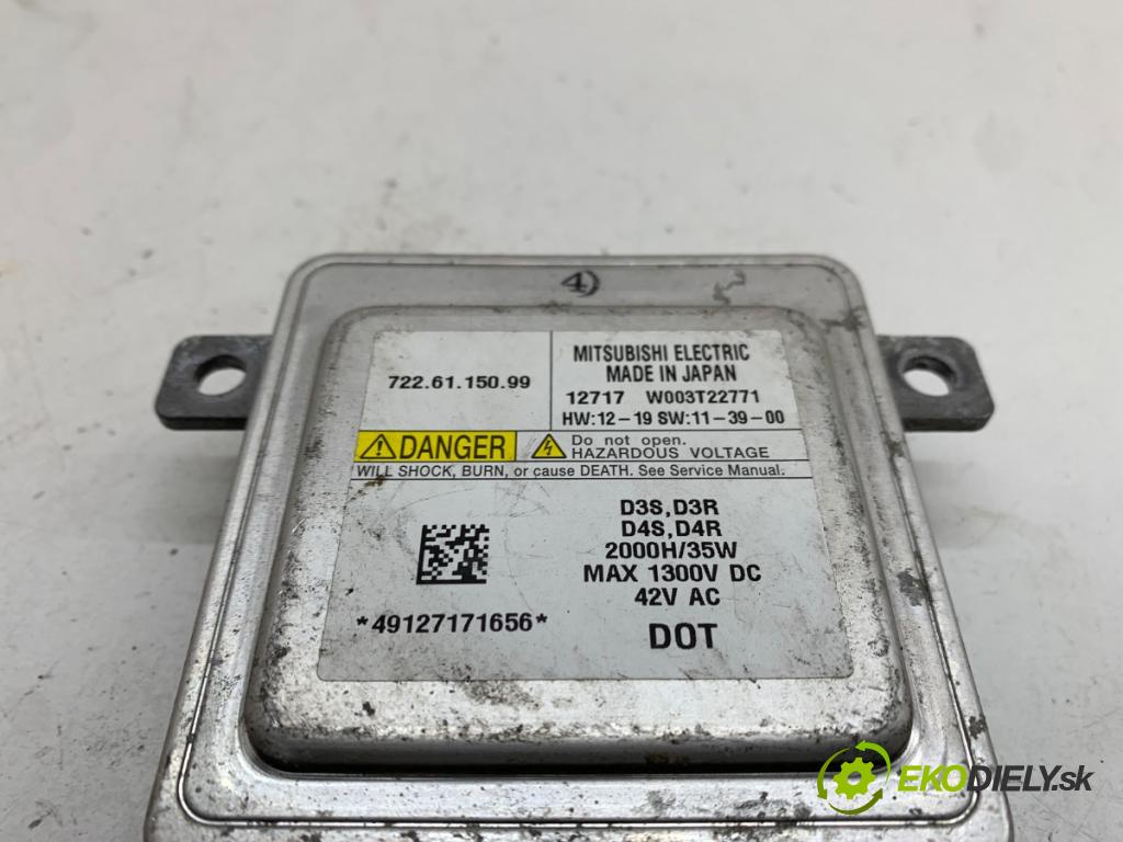 VOLVO V40 liftback 2012 84 kW D2 1560 Menič XENON 7226115099 (Riadiaca jednotka xenónu)