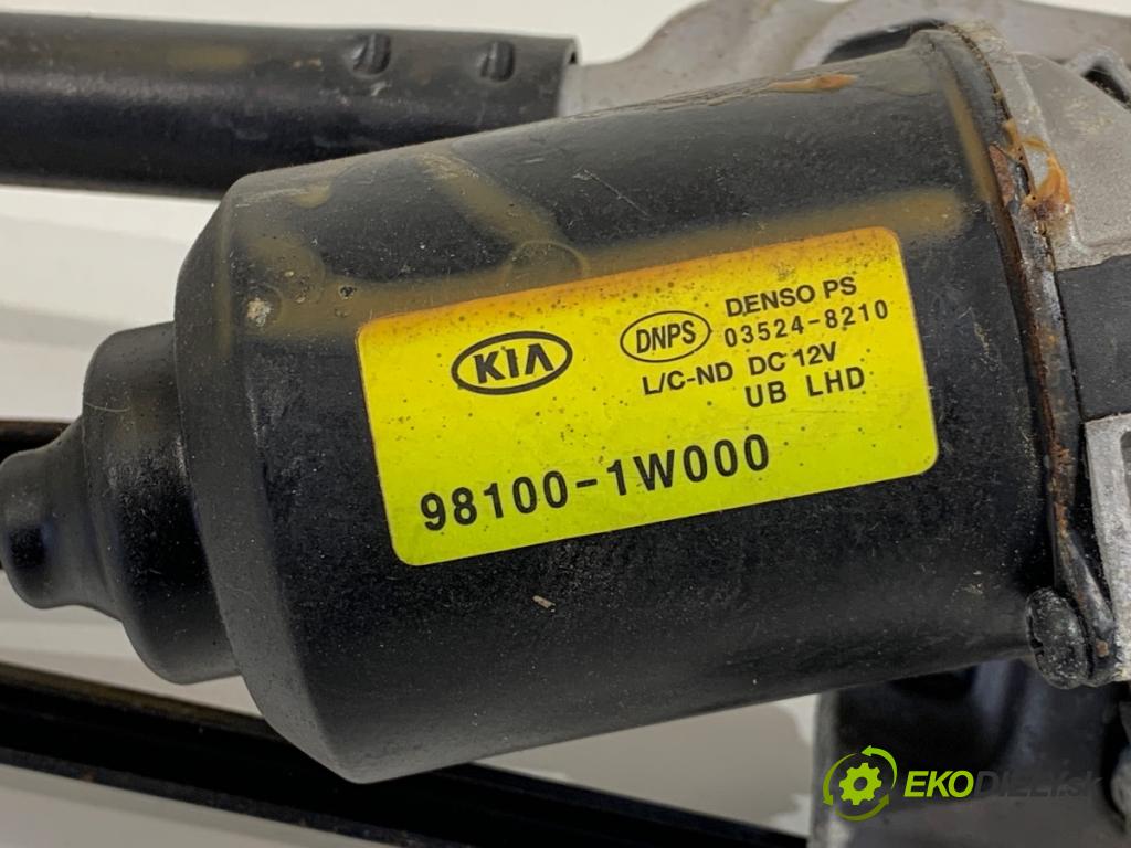 KIA RIO III liftback 2012 80 kW 1.4 CVVT 1396 mechanismus stěračů přední část 98100-1W000 (Motorek stěračů přední)