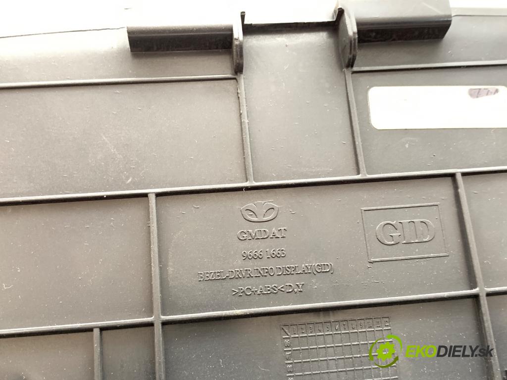 OPEL ANTARA A SUV 2006 110 kW 2.0 CDTI 4x4 1991 Dislpej 96627615 (Prístrojová doska)