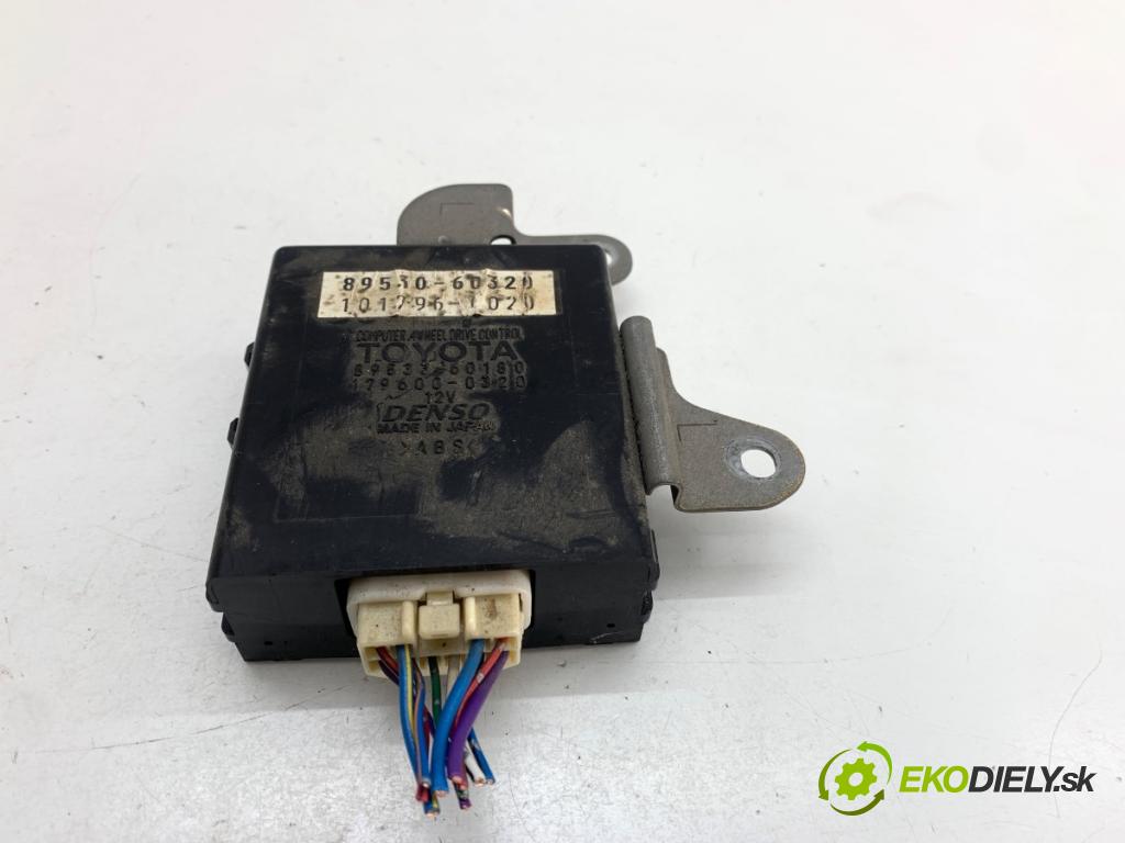 TOYOTA LAND CRUISER J12 samochód terenowy zamknięty 2005 120 kW 3.0 D-4D (KDJ120, KDJ125) 2982 Modul 89530-60320 (Riadiaca jednotka ostatné)