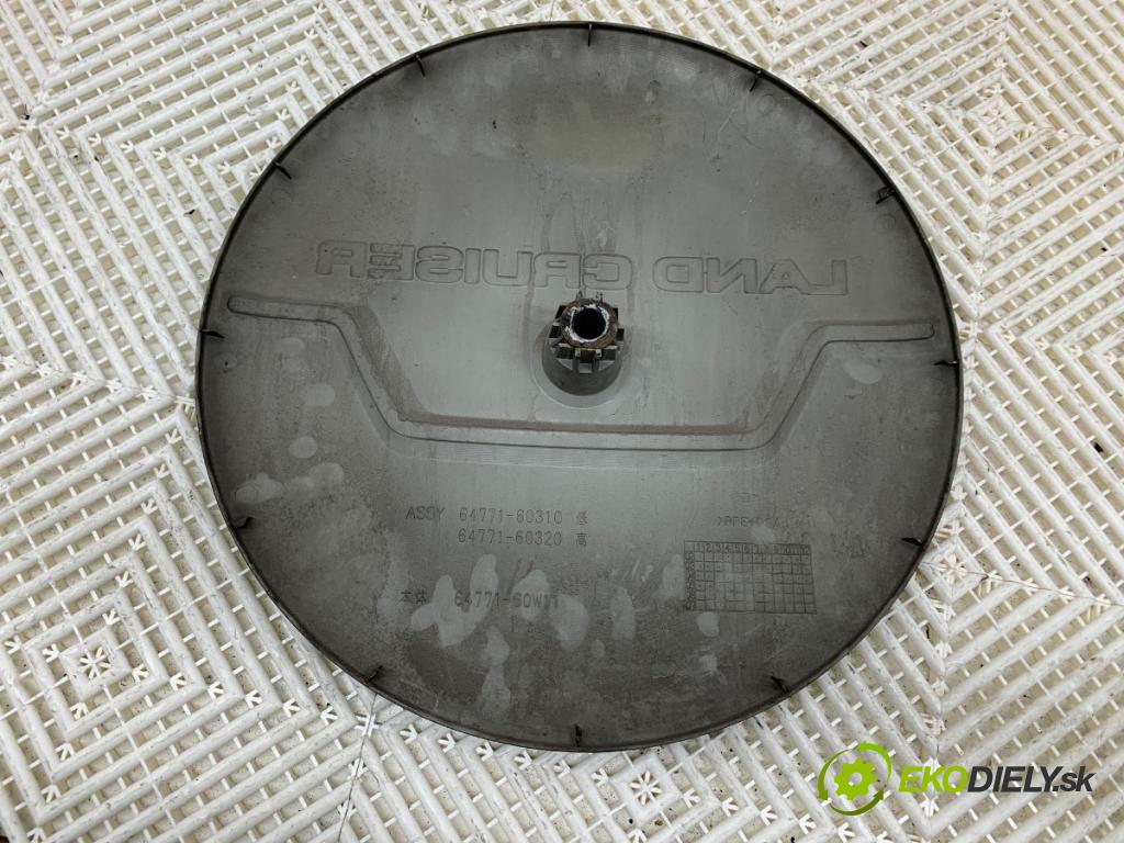 TOYOTA LAND CRUISER J12 samochód terenowy zamknięty 2005 120 kW 3.0 D-4D (KDJ120, KDJ125) 2982 clona kola NÁHRADNÍ: 64771-60310