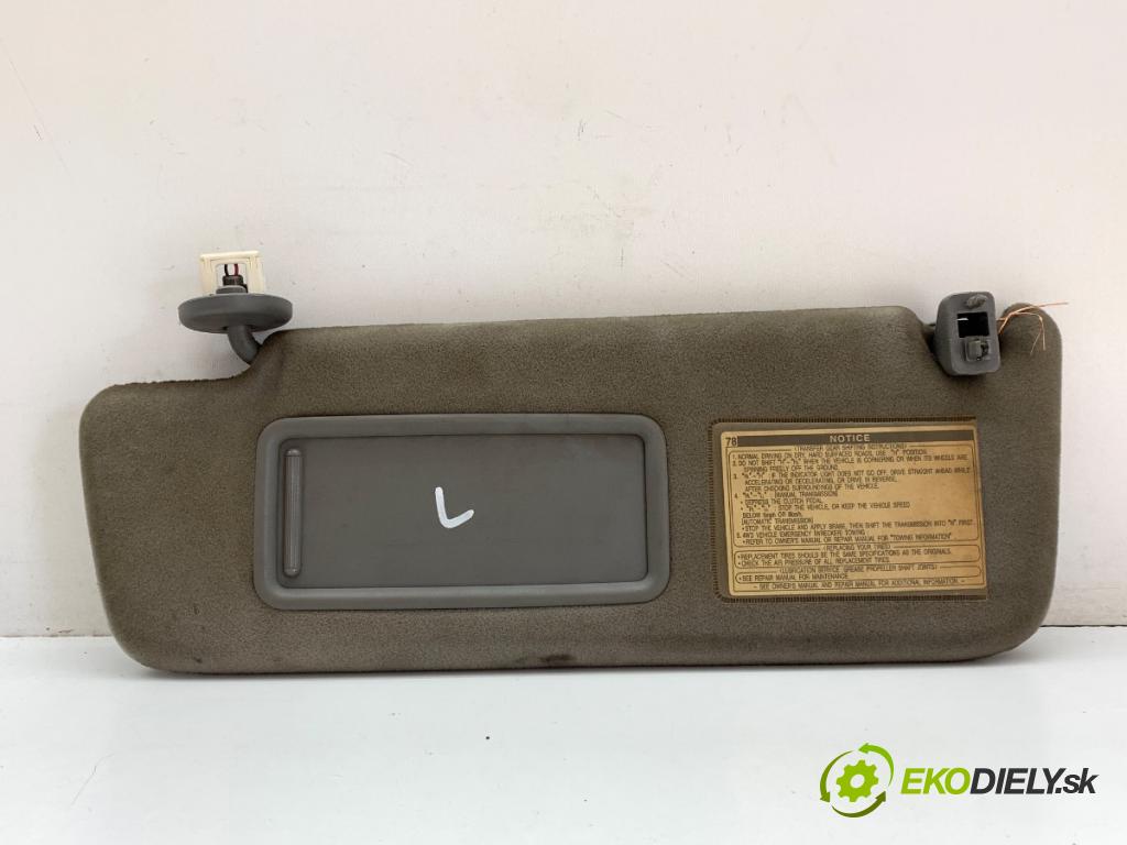 TOYOTA LAND CRUISER J12 samochód terenowy zamknięty 2005 120 kW 3.0 D-4D (KDJ120, KDJ125) 2982 Clona slnečná ľavy 