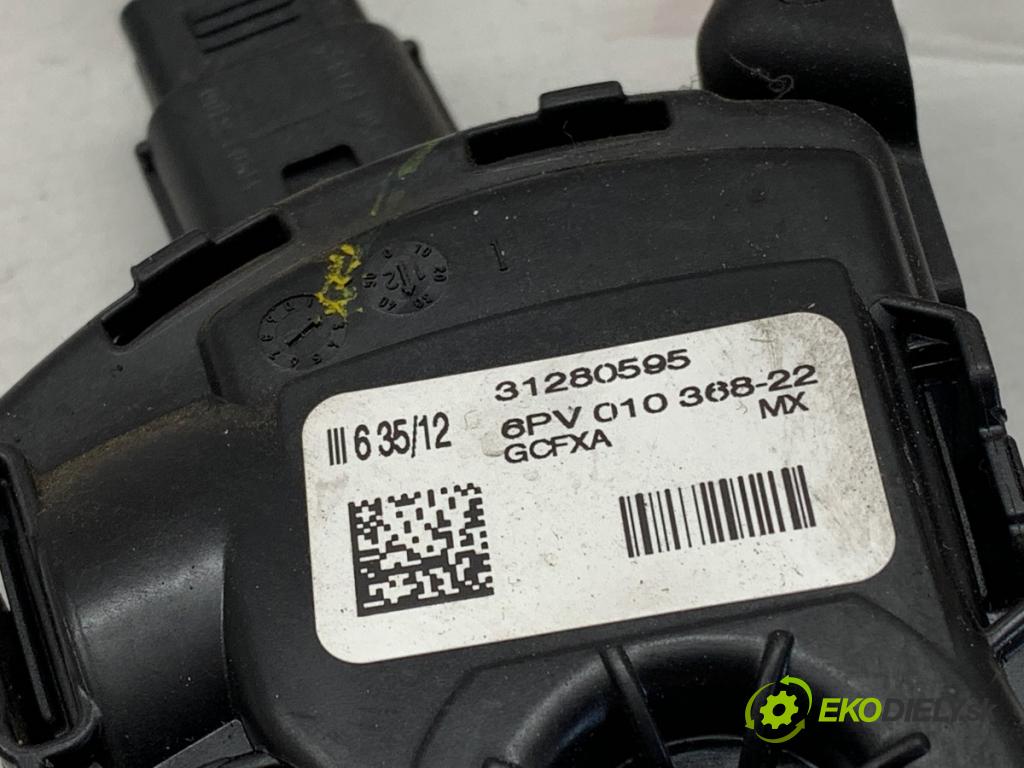 VOLVO V40 liftback 2012 84 kW D2 1560 Potenciometer plynu 31280595 (Potenciometer plynového pedálu)