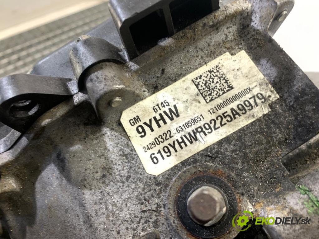 OPEL INSIGNIA B Kombi 2020 100 kW 1.6 CDTi (35) 1598 Prevodovka 9YHW (Prevodovka)