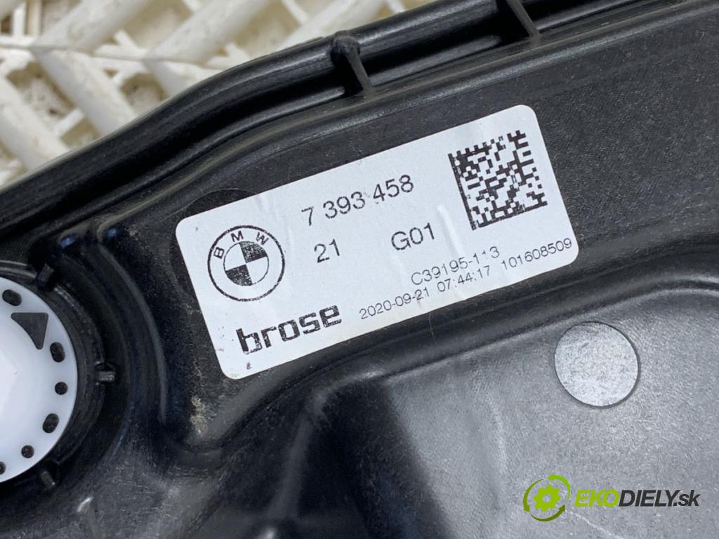 BMW G01 SUV 2020 135 kW xDrive 30 e Plug-in-Hybrid 1998 mechanismus okna pravý přední část 7393458