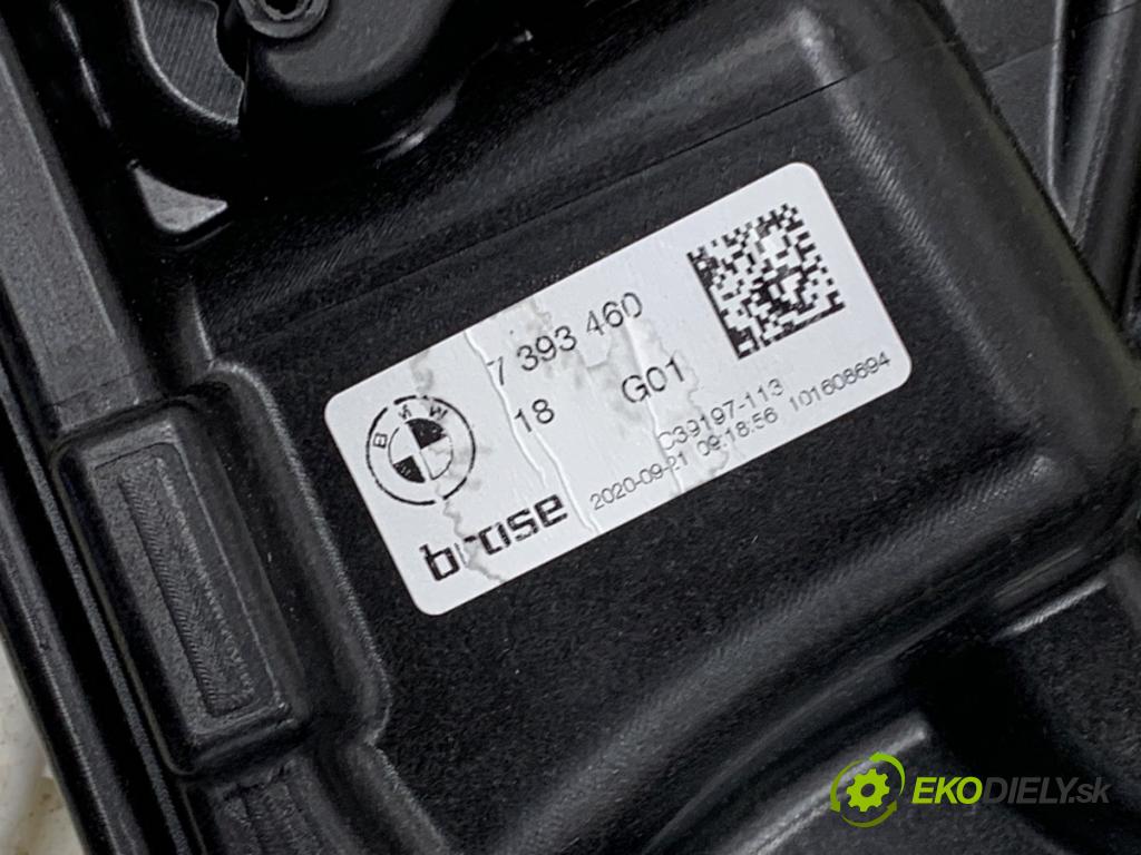 BMW G01 SUV 2020 135 kW xDrive 30 e Plug-in-Hybrid 1998 mechanismus okna pravý zadní část 7393460