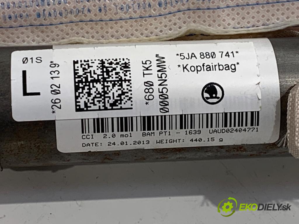 SKODA RAPID liftback 2013 77 kW 1.2 TSI 1197 Stropný ľavy 663360939