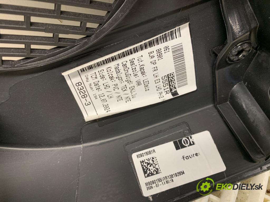 RENAULT CLIO V liftback 2024 74 kW 1.0 LPG (B7MT) 999 ča dveře levý přední část 809015551R