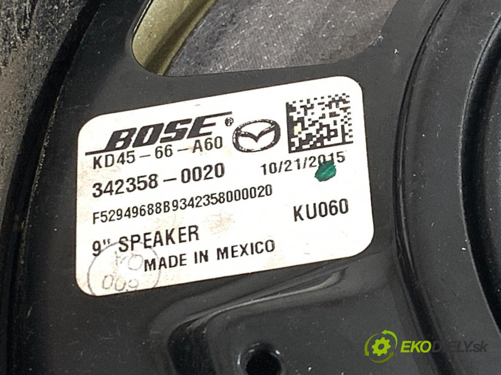 MAZDA 6 GJ Kombi 2016 141 kW 2.5 2488 reproduktory KD45-66-A60