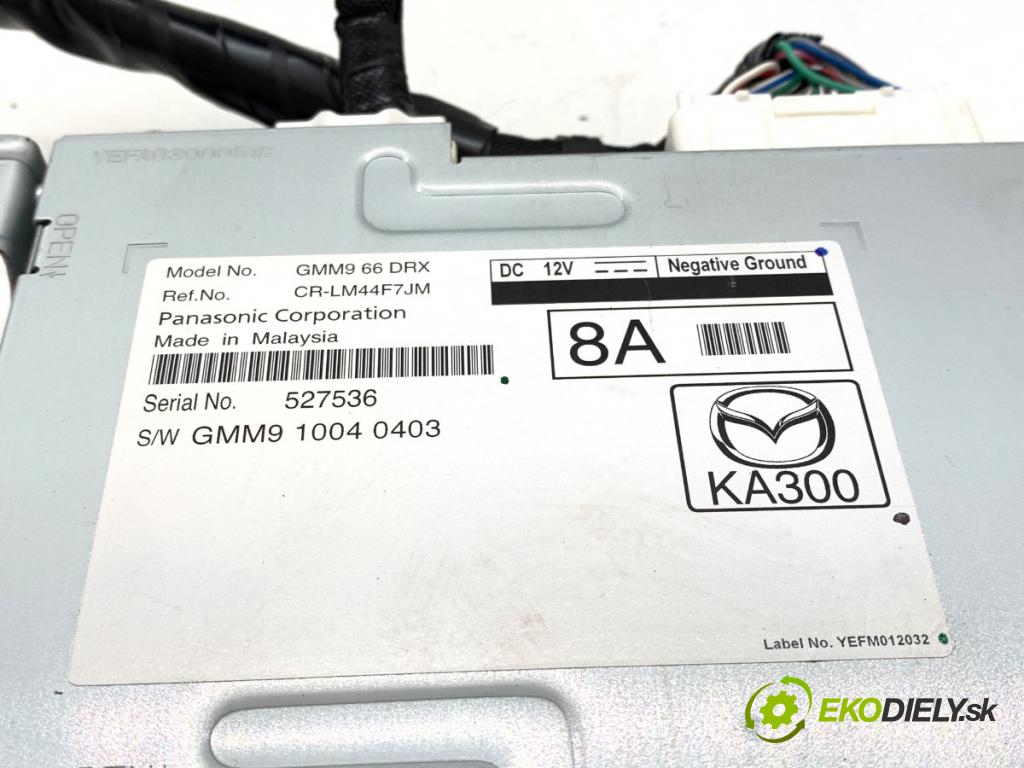 MAZDA 6 GJ Kombi 2016 141 kW 2.5 2488 modul radia navigace GMM910040403