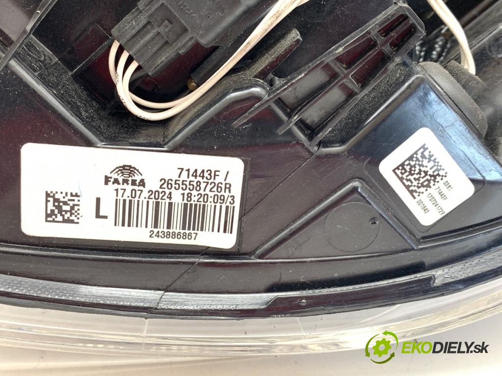RENAULT CLIO V liftback 2024 74 kW 1.0 LPG (B7MT) 999 Svetlo ľavy zad 265551550R