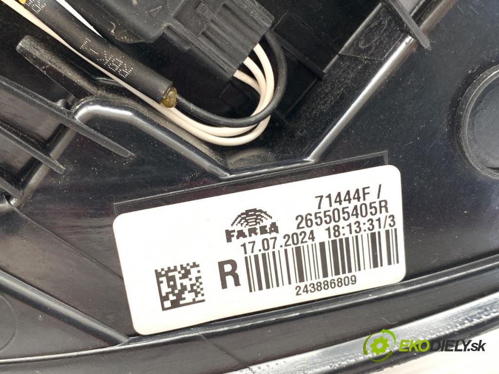 RENAULT CLIO V liftback 2024 74 kW 1.0 LPG (B7MT) 999 Svetlo pravy zad 265505405R