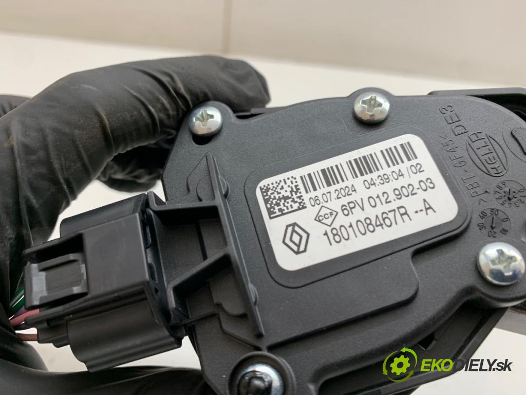 RENAULT CLIO V liftback 2024 74 kW 1.0 LPG (B7MT) 999 potenciometr plynového pedálu 180108467R (Potenciometr plynového pedálu)