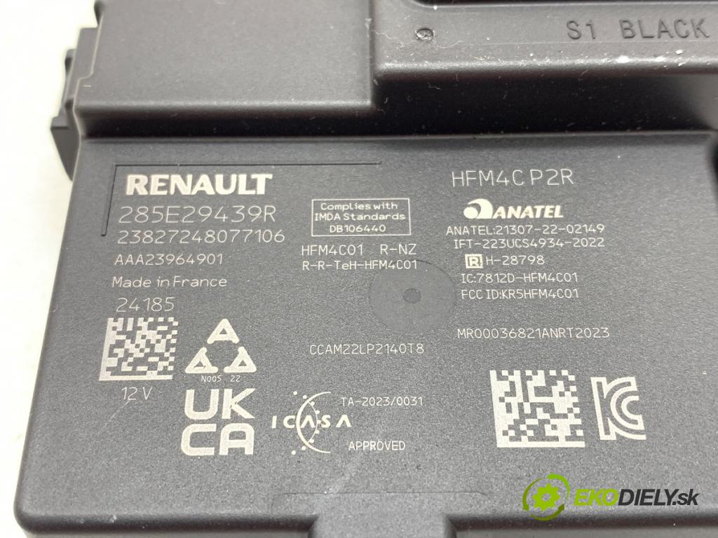 RENAULT CLIO V liftback 2024 74 kW 1.0 LPG (B7MT) 999 Modul KEYLESS 285E29439R