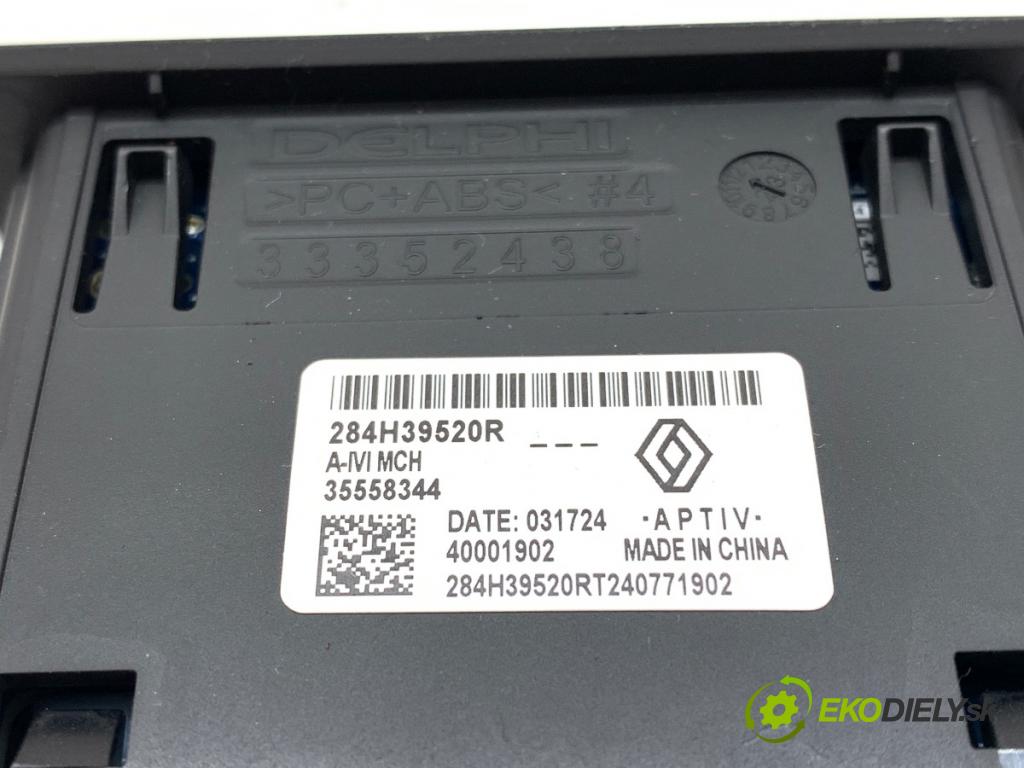 RENAULT CLIO V liftback 2024 74 kW 1.0 LPG (B7MT) 999 HNÍZDO: USB 284H39520R