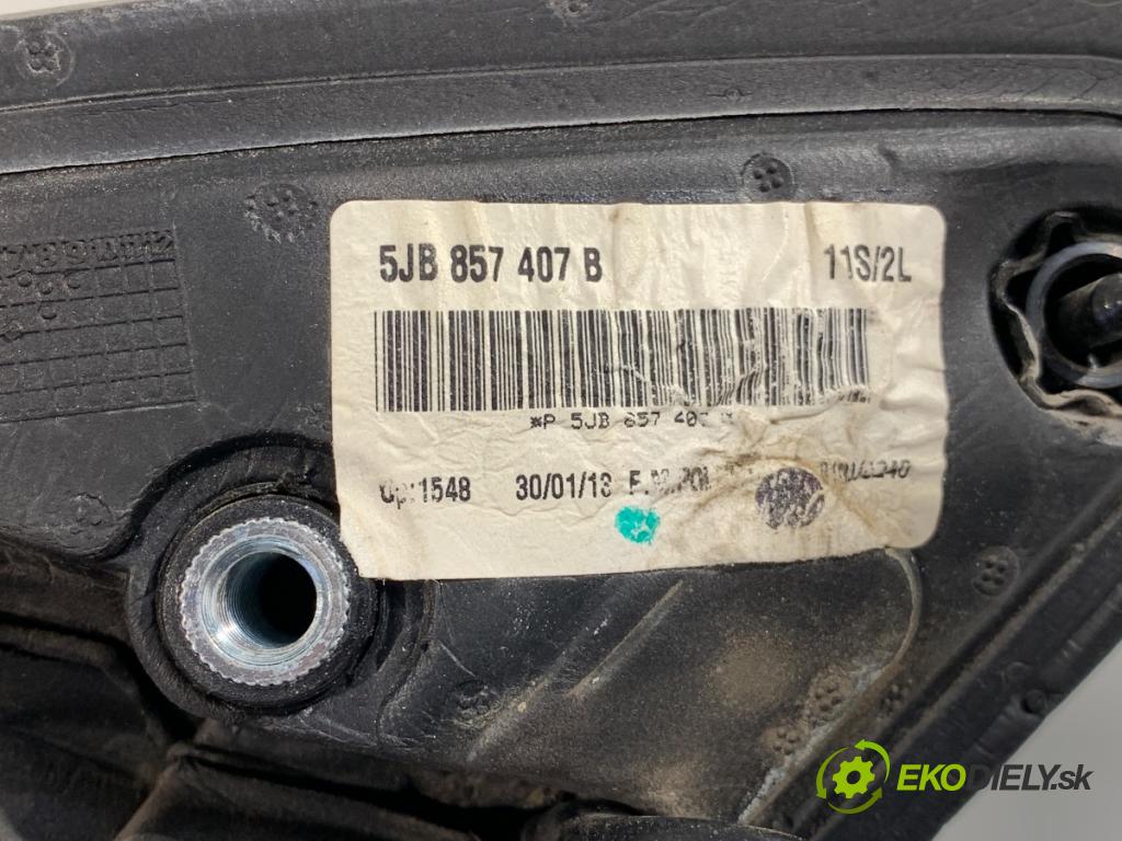SKODA RAPID liftback 2013 77 kW 1.2 TSI 1197 Spätné zrkadlo ľavy 5JB857407B