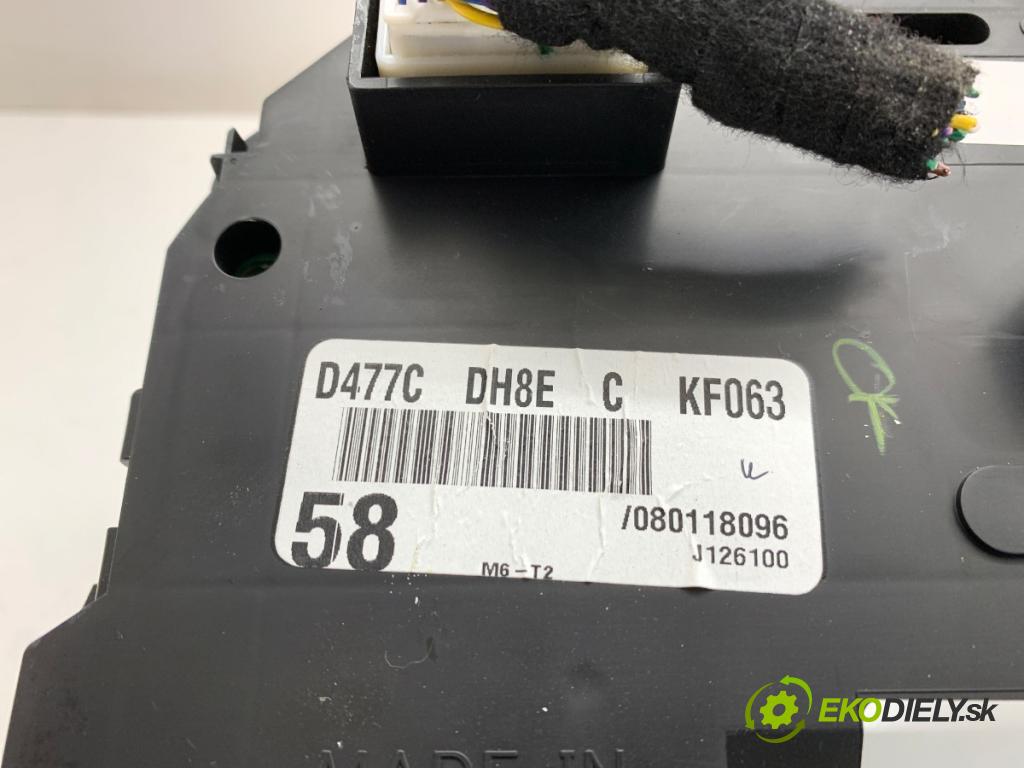 MAZDA 2 DL liftback 2018 66 kW 1.5 SKYACTIV-G 1496 prístrojovka D477CDH8E (Přístrojová deska)