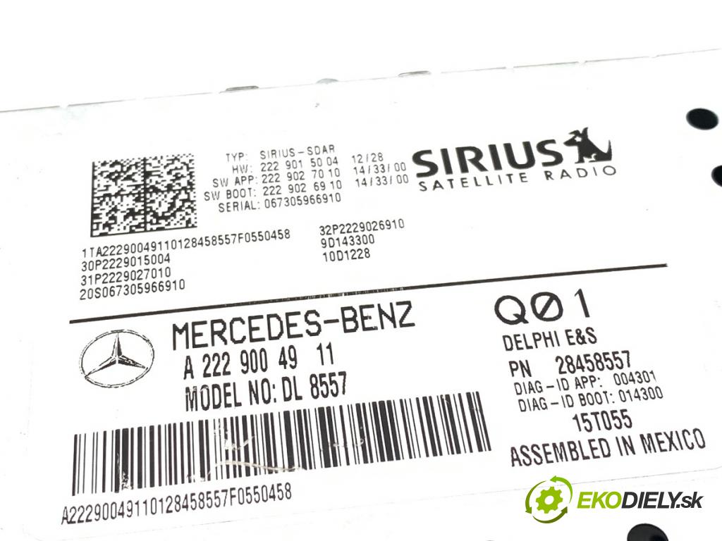 MERCEDES-BENZ W212 sedan 2016 245 kW E 400 4-matic (212.067) 2996 TUNER radia A2229004911