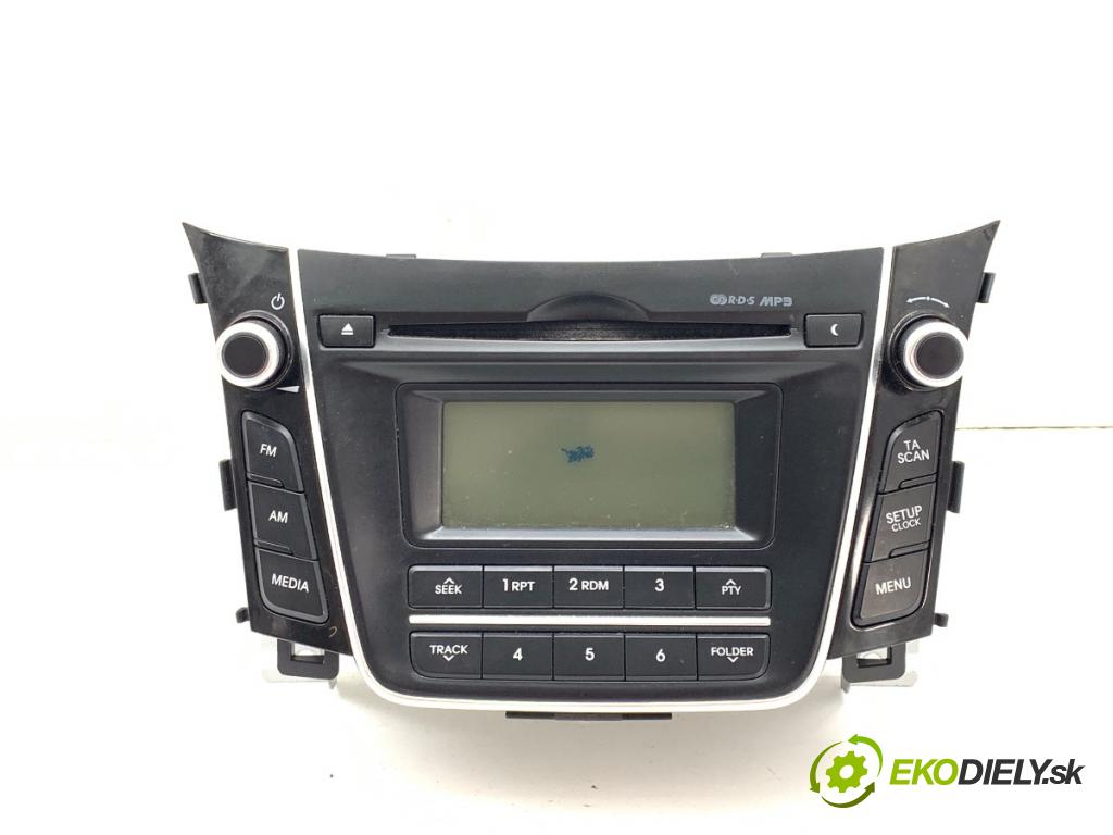 HYUNDAI i30 liftback 2012 73 kW 1.4 1396 RADIO 96170-A6200 (Audio zariadenie)