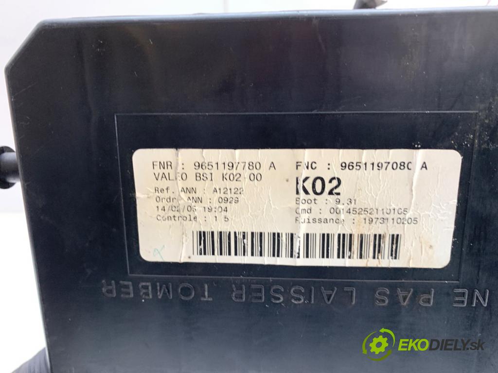 PEUGEOT 307 SW Kombi 2005 66 kW 2.0 HDI 90 1997 Modul BSI 9651197780 (Poistková skrinka)