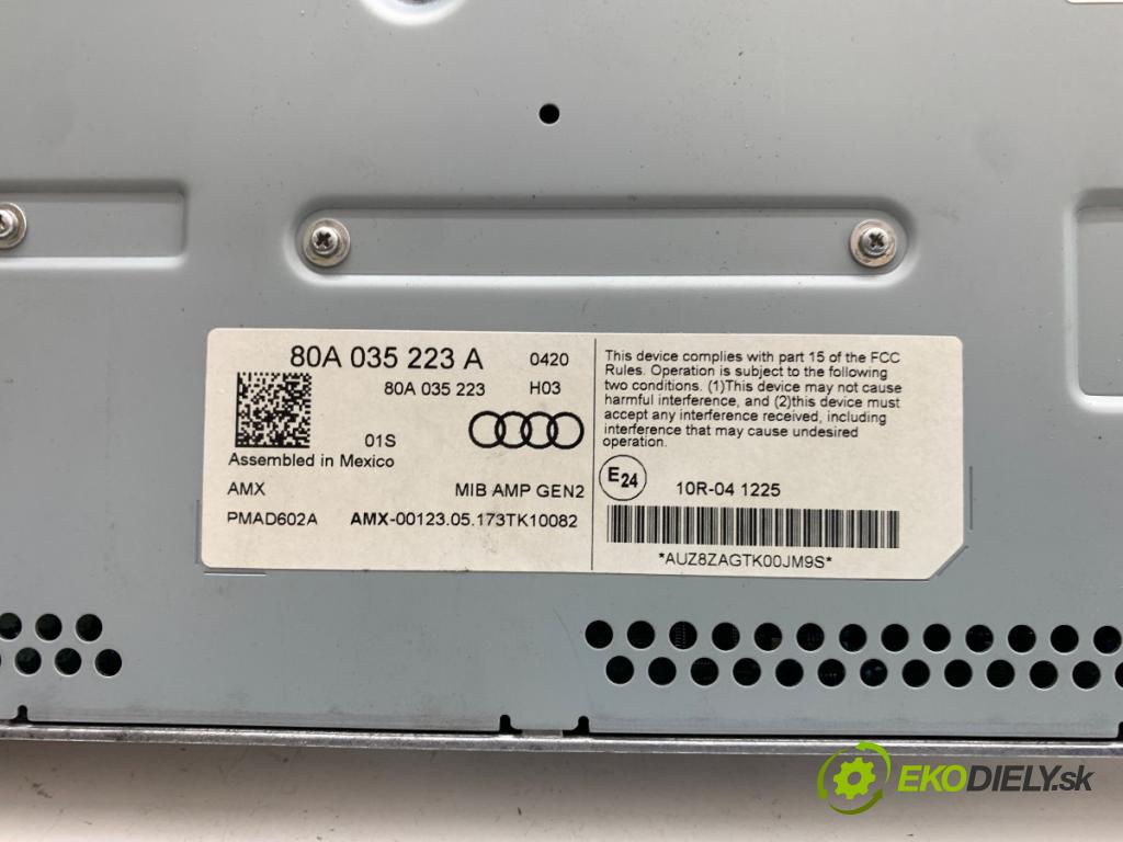 AUDI Q5 FY SUV 2018 260 kW SQ5 TFSI quattro 2995 Zosilňovač 80A035223A (Zosilňovač)